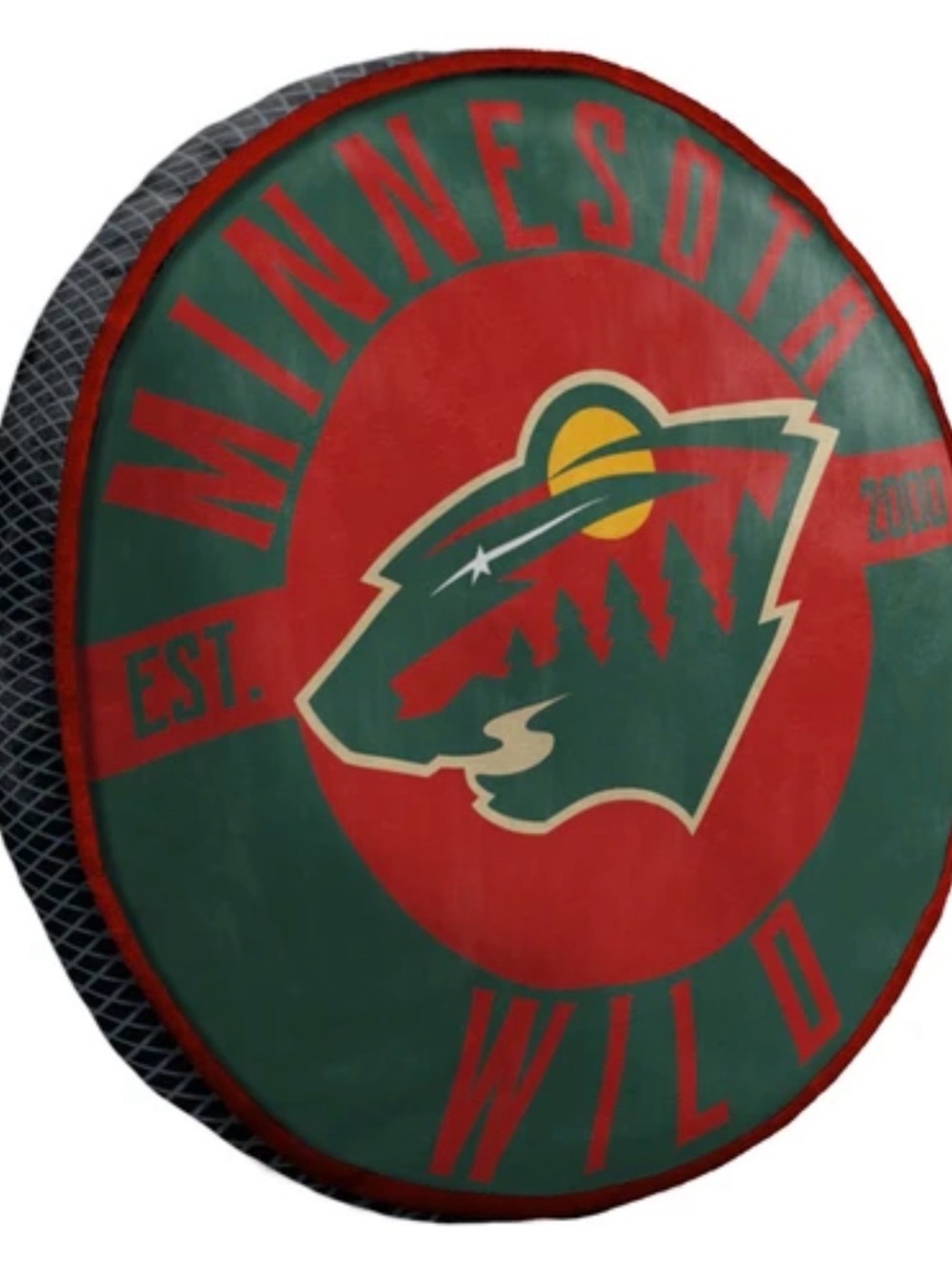 NWT! Minnesota Wild Cloud NHL Hockey Fan Shop Collectible Travel Pillow